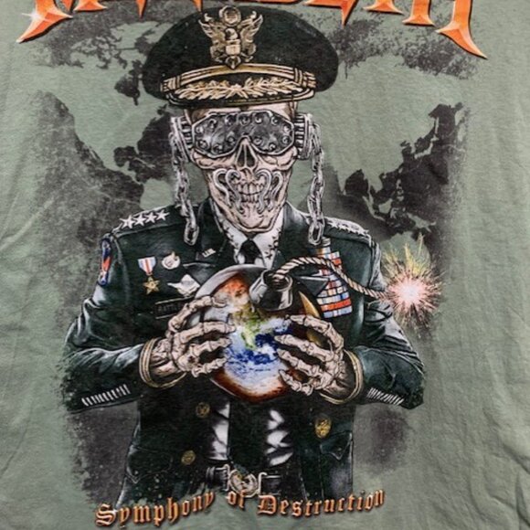 MEGADEATH MENS BAND TEE - Picture 3 of 4